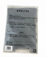RELIVE リライブシャツ 丸ネック Tシャツ Lサイズ　黒　男女兼用 - 画像 (3)