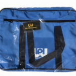 新品 旧ワッペ スクバ WORLD PEGASUS 青 スクールバッグ